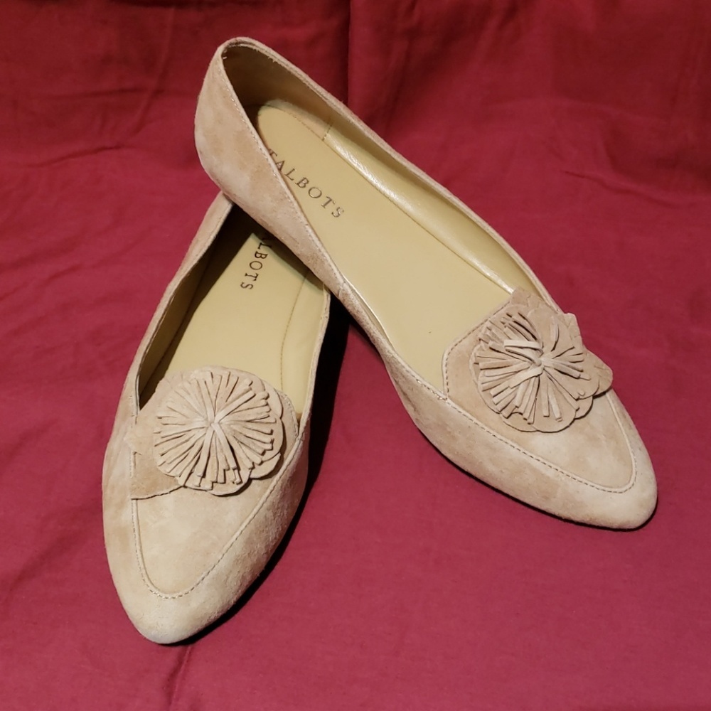 Suede flats